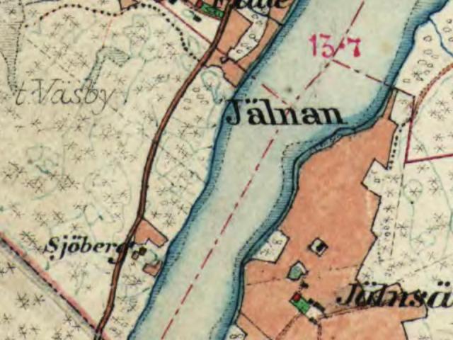 Häradsekonomiska kartan 1906 -
utsnitt